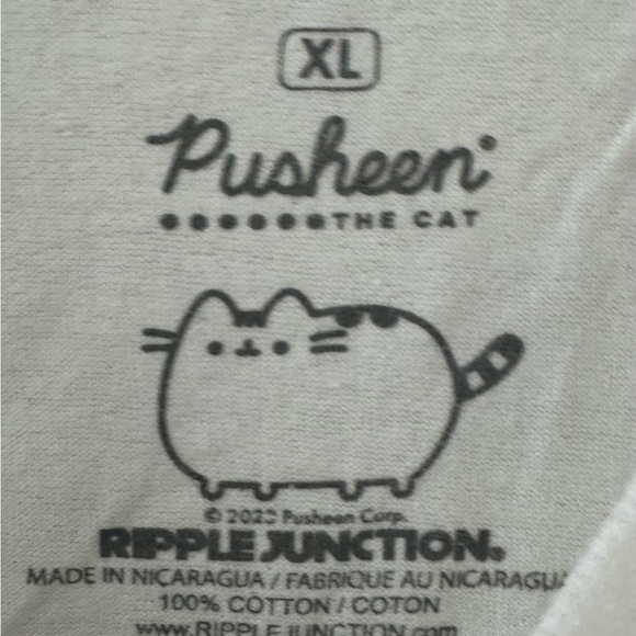 Ripple Junction Unisex Pusheen Noodle Snack Time T-Shirt Sz XL - Picture 3 of 5